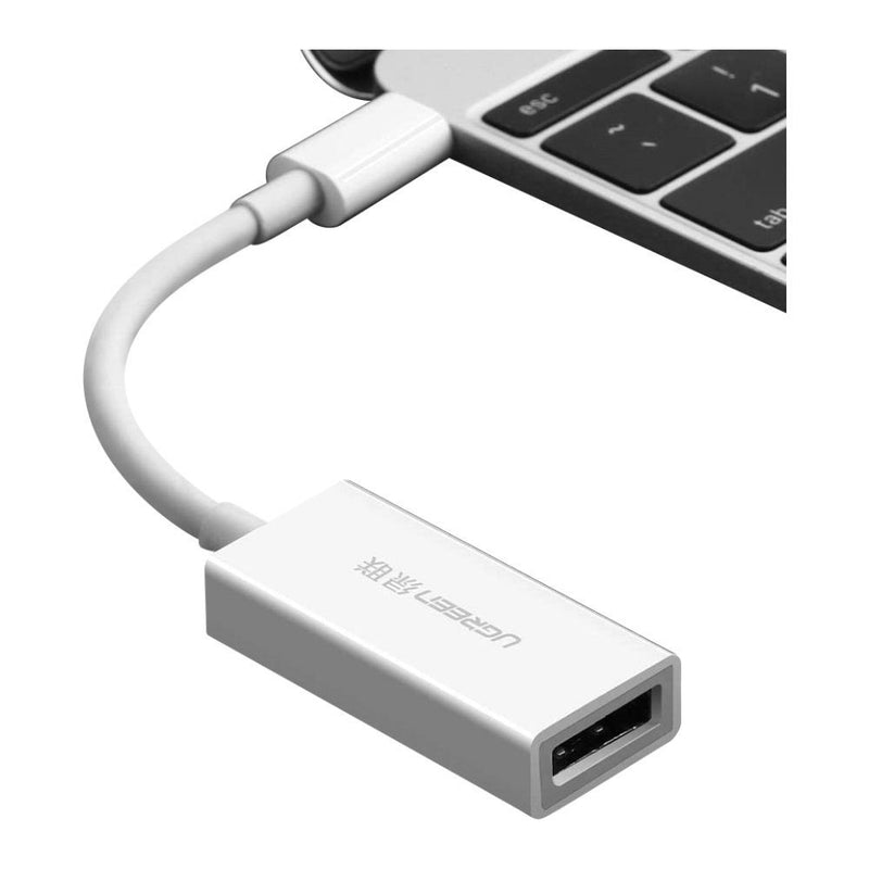 UGreen USB-C To DP Female Adapter - 15CM (White) (MM130/40372)