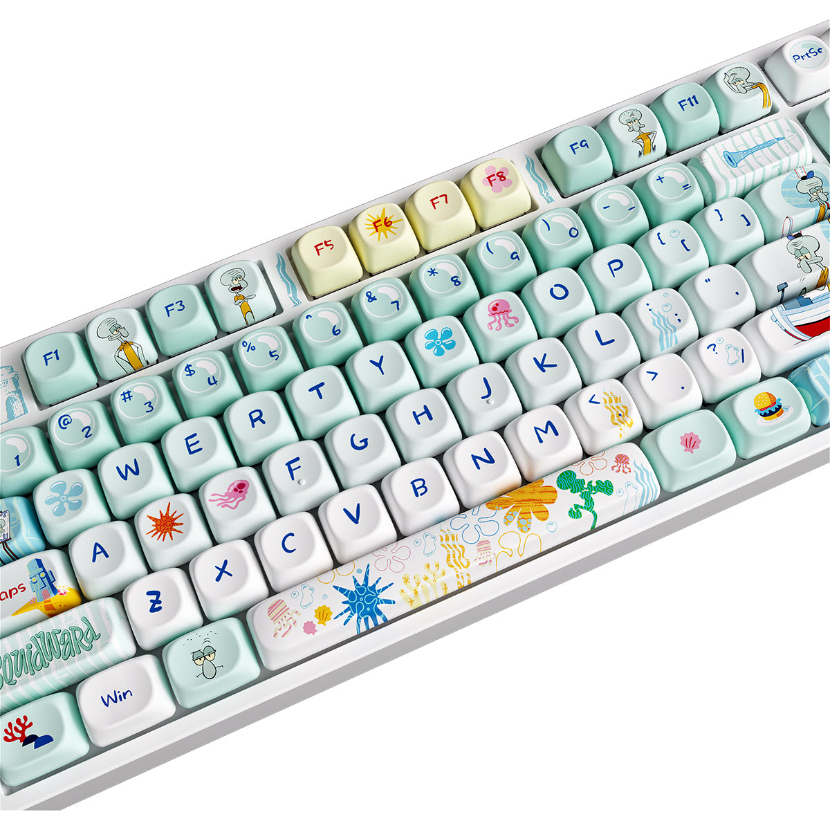 Akko Squidward Tentacles 5108 V5 Multi-Mode RGB Mechanical Keyboard (Akko V3 Piano Pro)