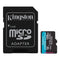 Kingston Canvas Go! Plus UHS-I U3 V30 A2 170MB/s Read MicroSD Memory Card with SD Adapter