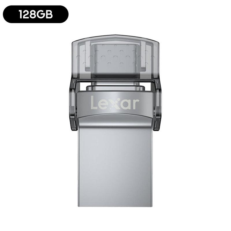 Lexar JumpDrive Dual Drive D35c USB 3.0 Type-C & Type-A 100MB/s Read Flash Drive 