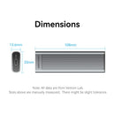 Vention M.2 NVMe & SATA SSD Enclosure (USB 3.2 Gen 2-C) with Heat Sink