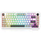 E-Yooso Z-82 RGB 81-Keys Tri-Mode Mechanical Keyboard White/Grey/Black (Silverwood Switch)