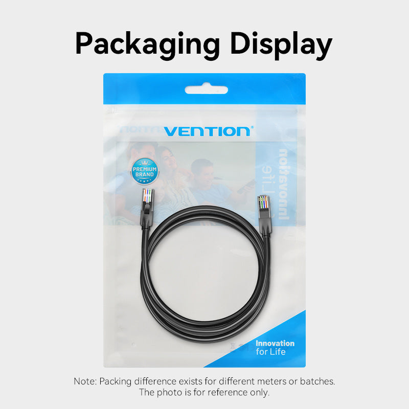 Vention Cat6 UTP Patch Cable - (Black) | DataBlitz