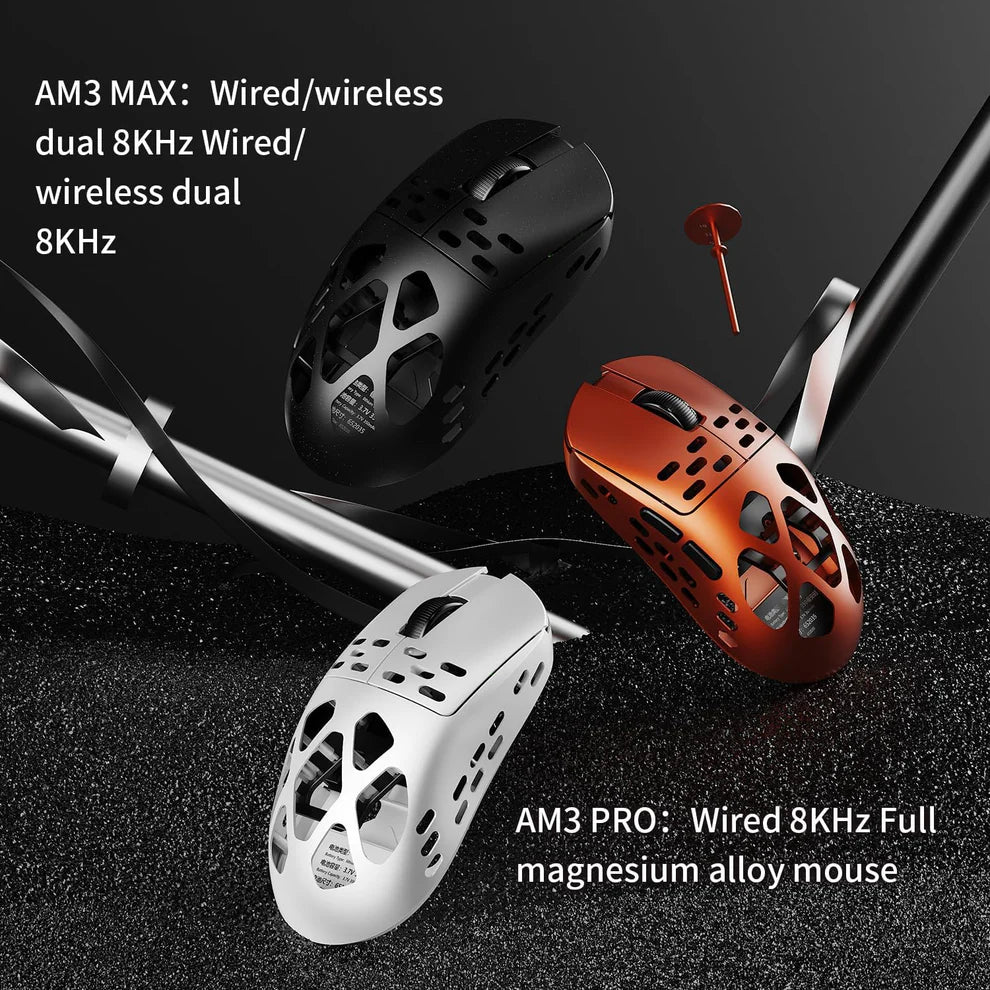 Ajazz AM3 Max Tri-Mode Ultra Lightweight Mouse