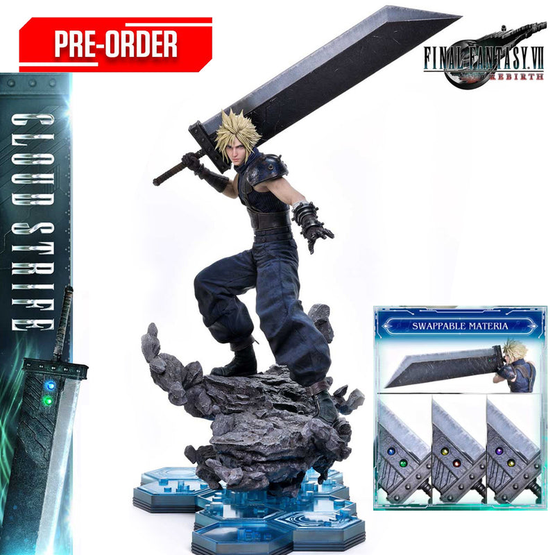 Square Enix Masterline Final Fantasy VII Rebirth 1/4 Scale - Cloud Strife Pre-Order Downpayment