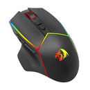 Redragon Axe Pro RGB 8000 DPI Wired/2.4G/BT Wireless Gaming Mouse (M814RGB-PRO)