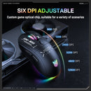 Onikuma CW935 RGB Tri-Mode Wireless Gaming Mouse (Black)