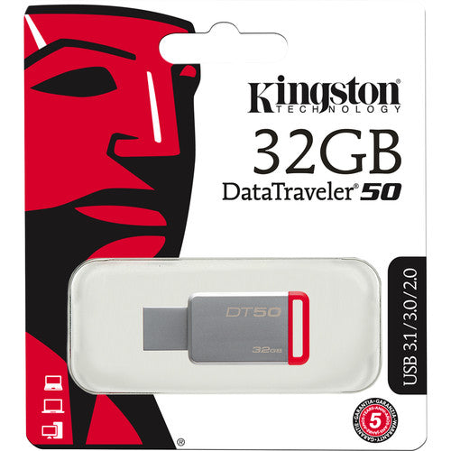 Kingston Data Traveler DT50/32GBFR (Red)