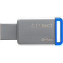 Kingston Data Traveler DT50/64GBFR (Blue)