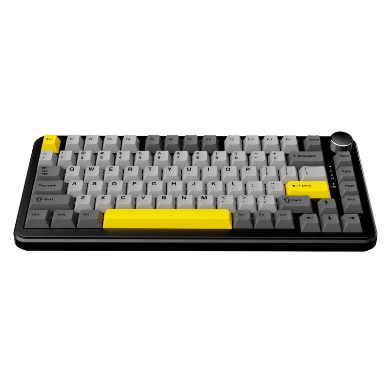 Ajazz AK820 Max RGB Tri-Mode 75% 82-Keys Gasket-mounted Hot Swappable Mechanical Keyboard