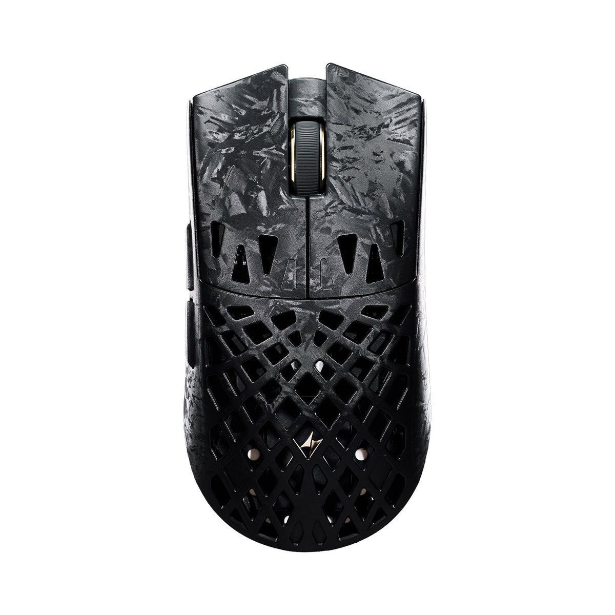 ATK Blazing Sky Ghost Ultimate Series Carbon Fiber Skeleton Gaming Mouse (Black, Silvery)