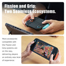 Skull & Co. FissionGrip Bundle for Nintendo Switch 2 (Black, Neon Blue/Red)