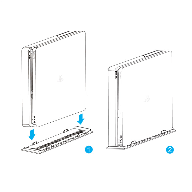 PS4 VERTICAL STAND FOR PS4 SLIM GAMING CONSOLE (DOBE) TP4-843 (BLK)