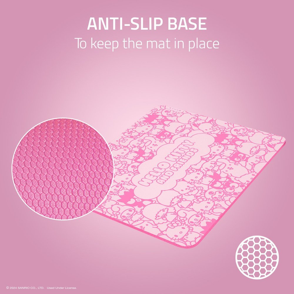 Razer Gigantus V2 Soft Gaming Mouse Mat Hello Kitty Ed. (Medium) (Pink)