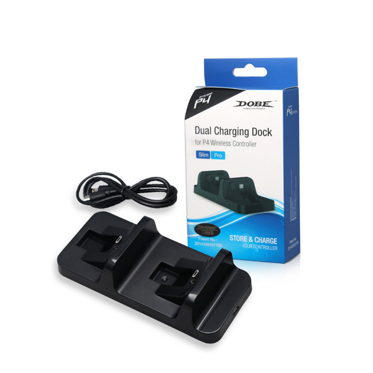 PS4 DUAL CHARGING DOCK FOR PS4 WIRELESS CONTROLLER (DOBE) TP4-002 BLK