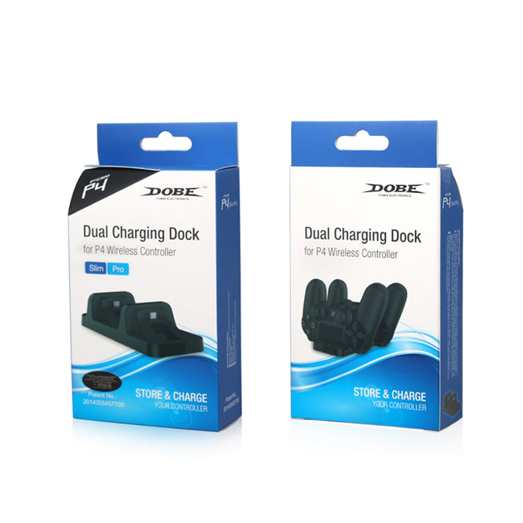 PS4 DUAL CHARGING DOCK FOR PS4 WIRELESS CONTROLLER (DOBE) TP4-002 BLK