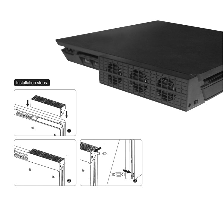 PS4 DOBE INTELLIGENT COOLING FAN & HUB FOR PS4 SLIM GAMING CONSOLE TP4-896