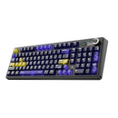 Ajazz AK980 V2 Pro RGB Tri-Mode Mechanical Keyboard (Transparent Yellow Purple Deep Purple) (Lichee Switch)