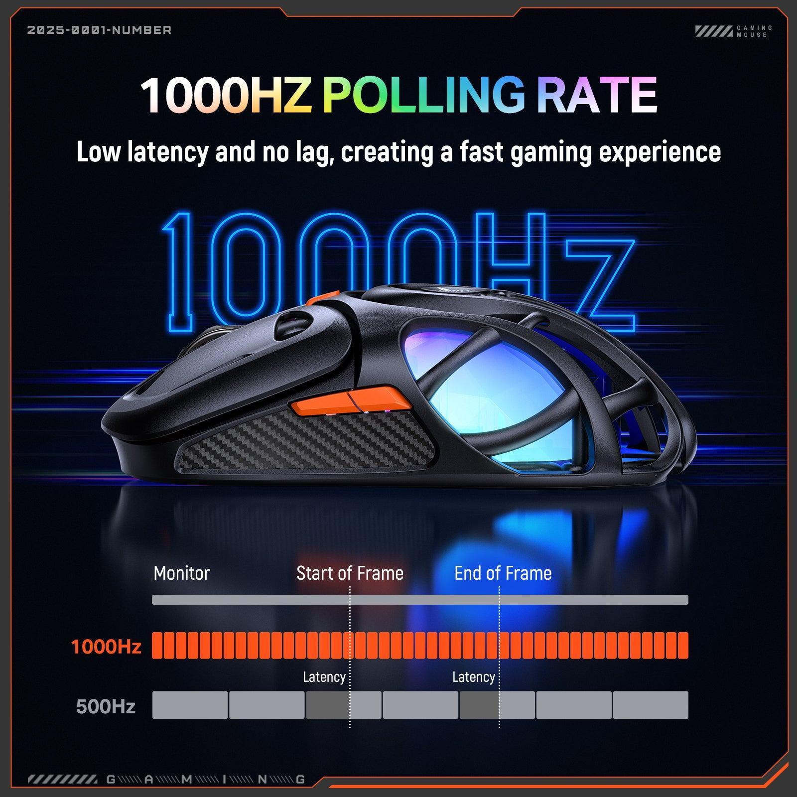 Onikuma DM02 Tri-Mode RGB Wireless Gaming Mouse | DataBlitz