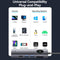 Vention 10-in-1 USB-C MST Docking Station - USB-C to HDMI x 2 + USB 3.0 x 2 + RJ45 + SD + TF + TRRS