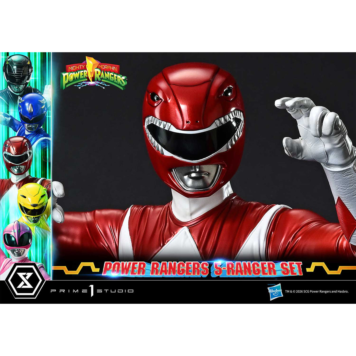 Premium Masterline Mighty Morphin Power Rangers: Power Rangers 5-Ranger Set