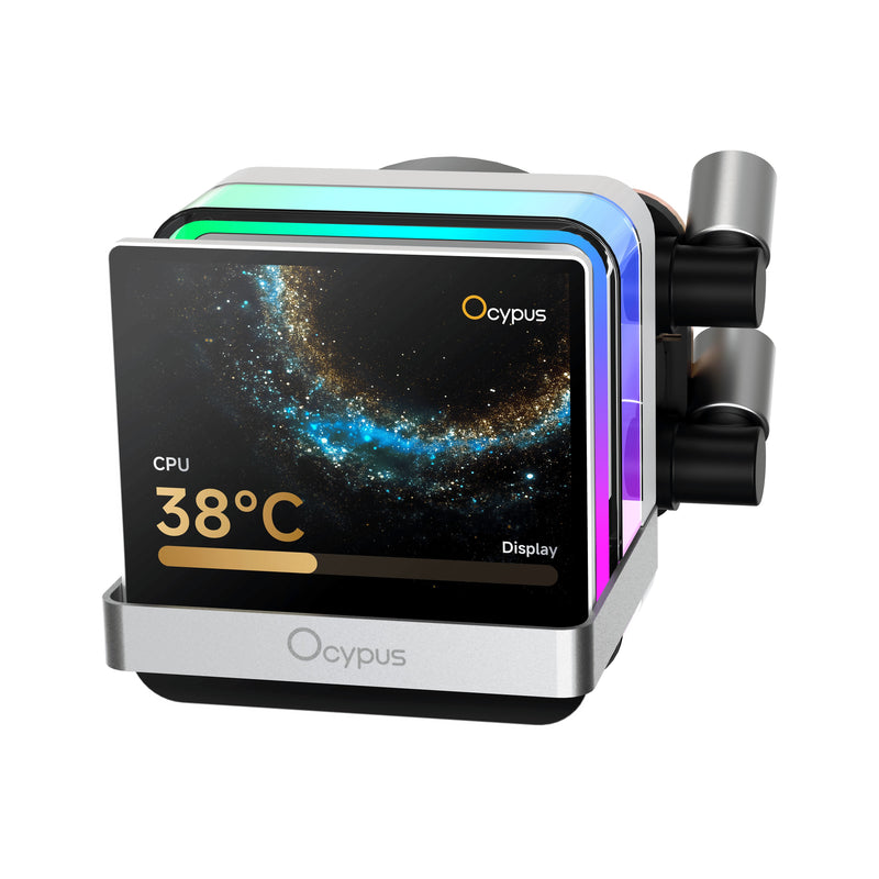Ocypus Sigma L24 Pro 240mm ARGB AIO Liquid Cooler with 3.5" Square IPS Screen | DataBlitz