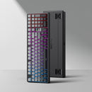 MCHOSE G98 V2 RGB Tri-Mode Hot-Swappable Mechanical Keyboard (Black) (Flame Orange Switch)