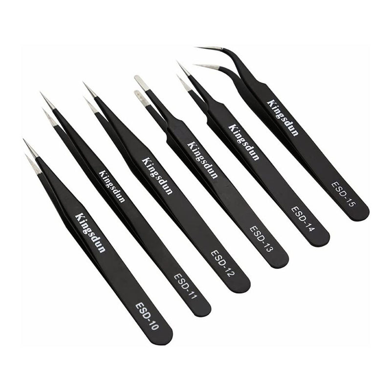 Kingsdun 8-in-1 Precision Tweezers Set (KS-EDS-8)