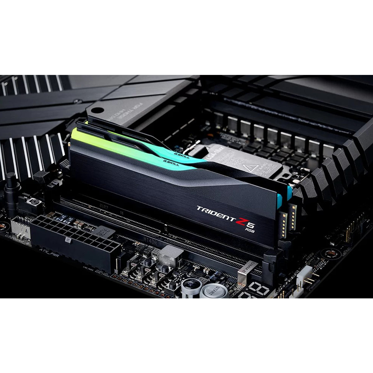 G.Skill Trident Z5 RGB 32GB (2x16GB) DDR5 6000 Mhz CL32-38-38-96 1.35V Intel XMP Desktop Memory