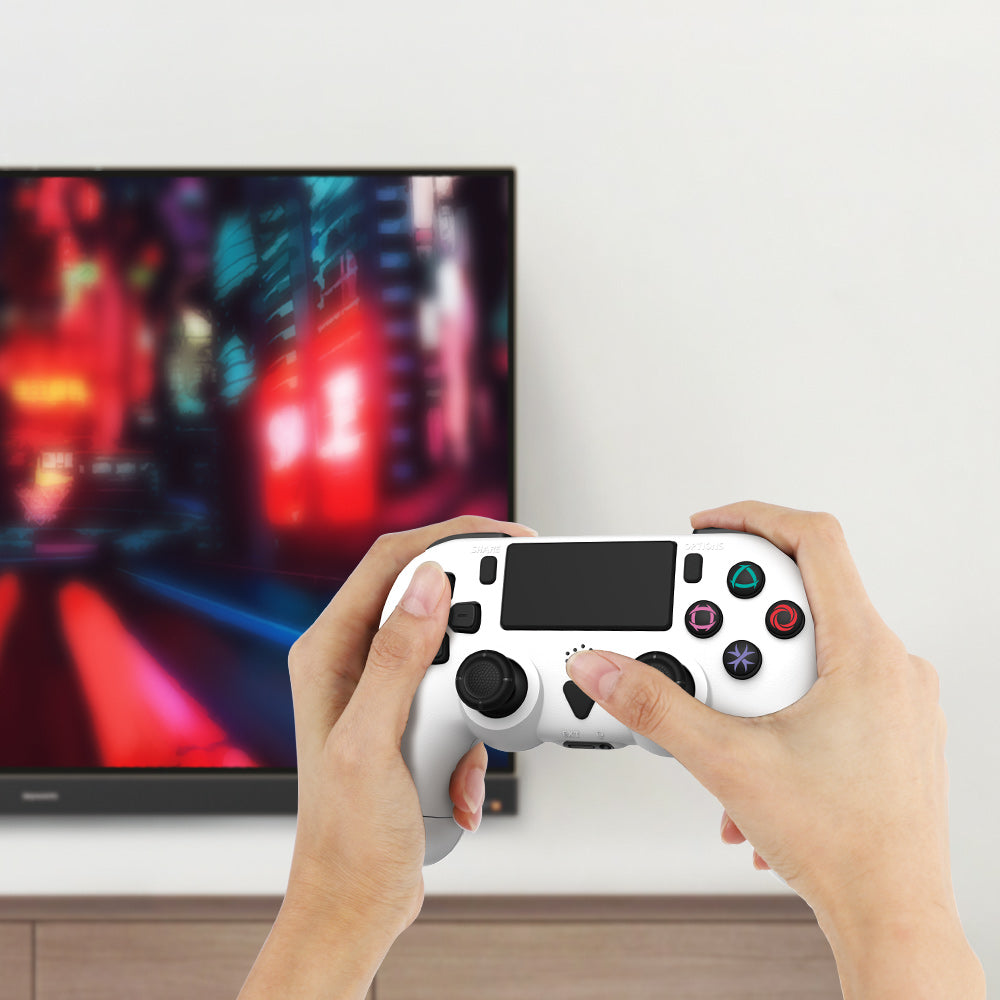 PS4 Dobe Wireless Controller (White) (TP4-0401D)