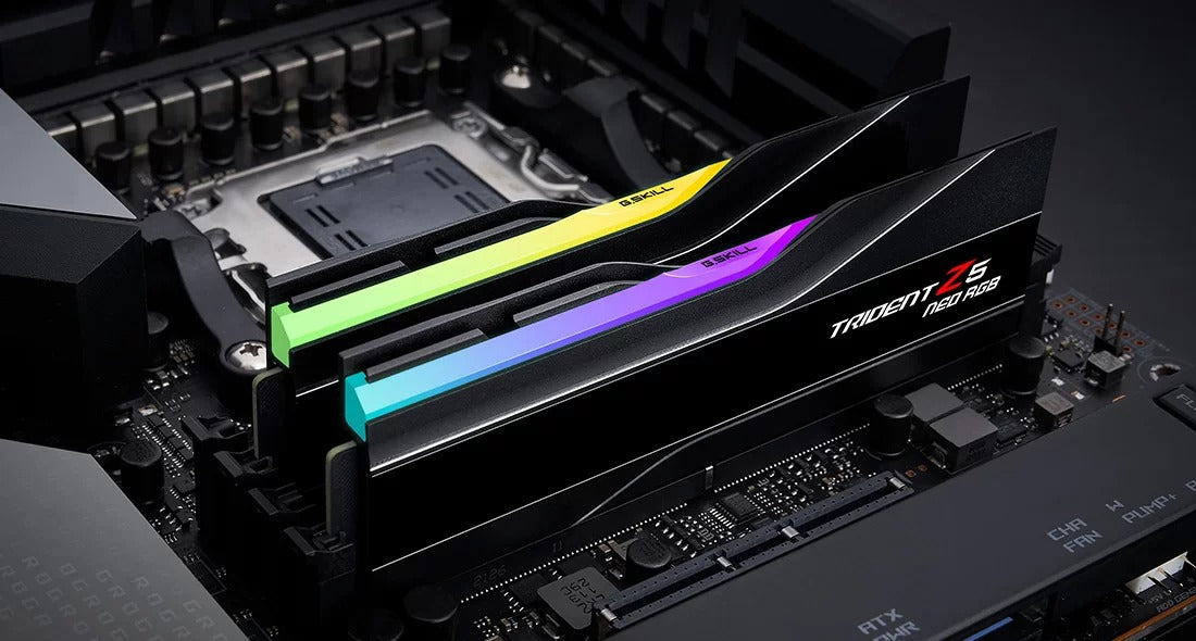 G.Skill Trident Z5 Neo RGB 32GB (2X16GB) DDR5 6000Mhz CL36-36-36-96 1.35V AMD Expo Desktop Memory (F5-6000J3636F16GX2-TZ5NR)