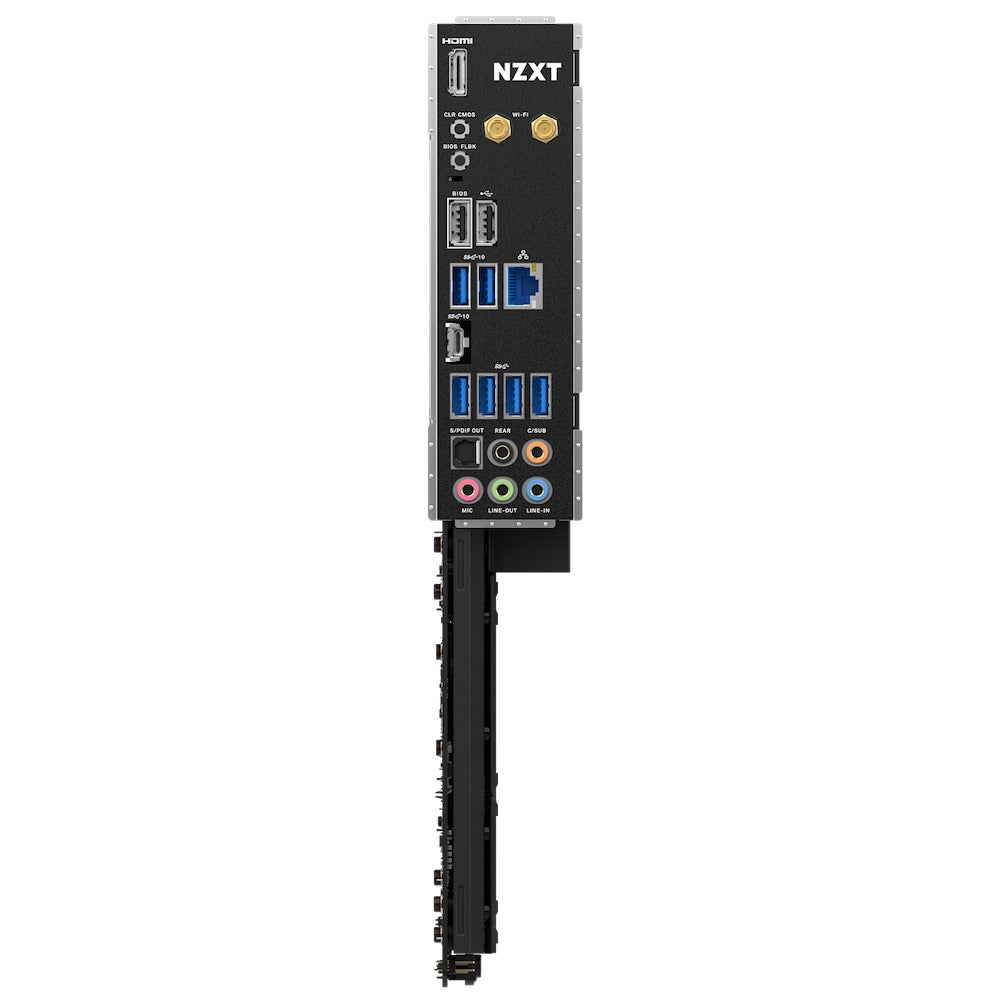 NZXT N7 B650E AMD ATX Motherboard w/ WiFi & NZXT Cam Features (Black) (N7-B65XT-B1)