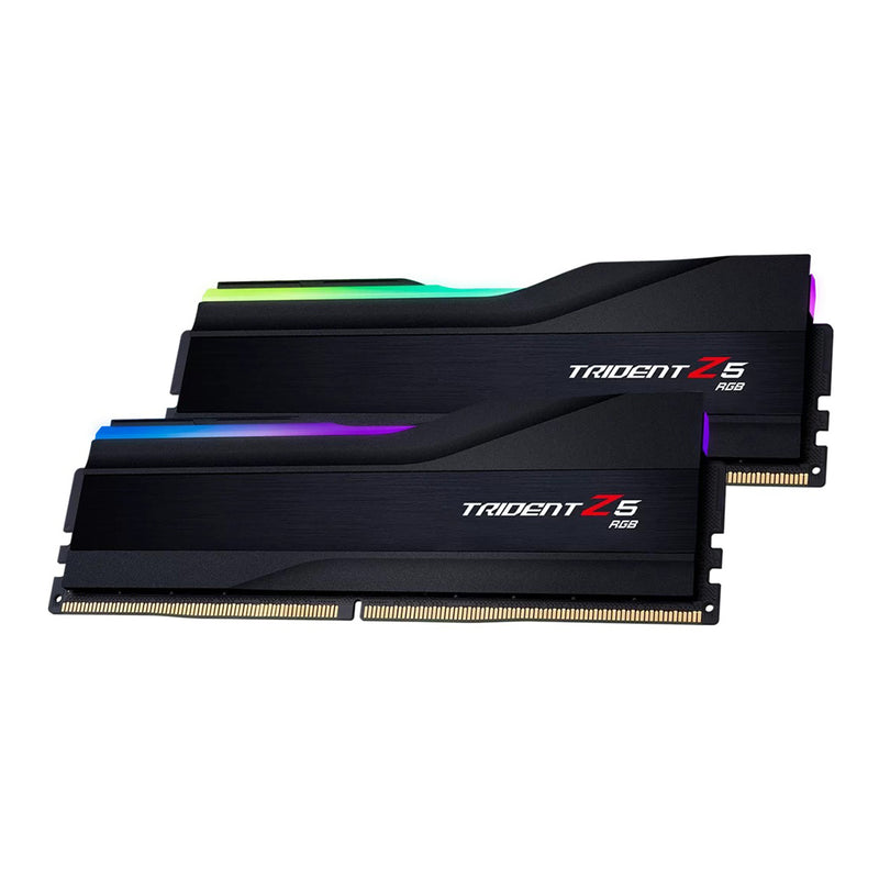 G.Skill Trident Z5 RGB 32GB (2x16GB) DDR5 7200MT/s CL34-45-45-115 1.40V Intel XMP Desktop Memory (Matte Black) (F5-7200J3445G16GX2-TZ5RK)
