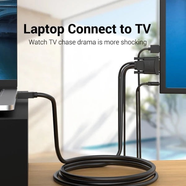 Vention HDMI A Male/VGA Male/USB-A Male/3.5mm Male Cable - 3M (ABIBI)