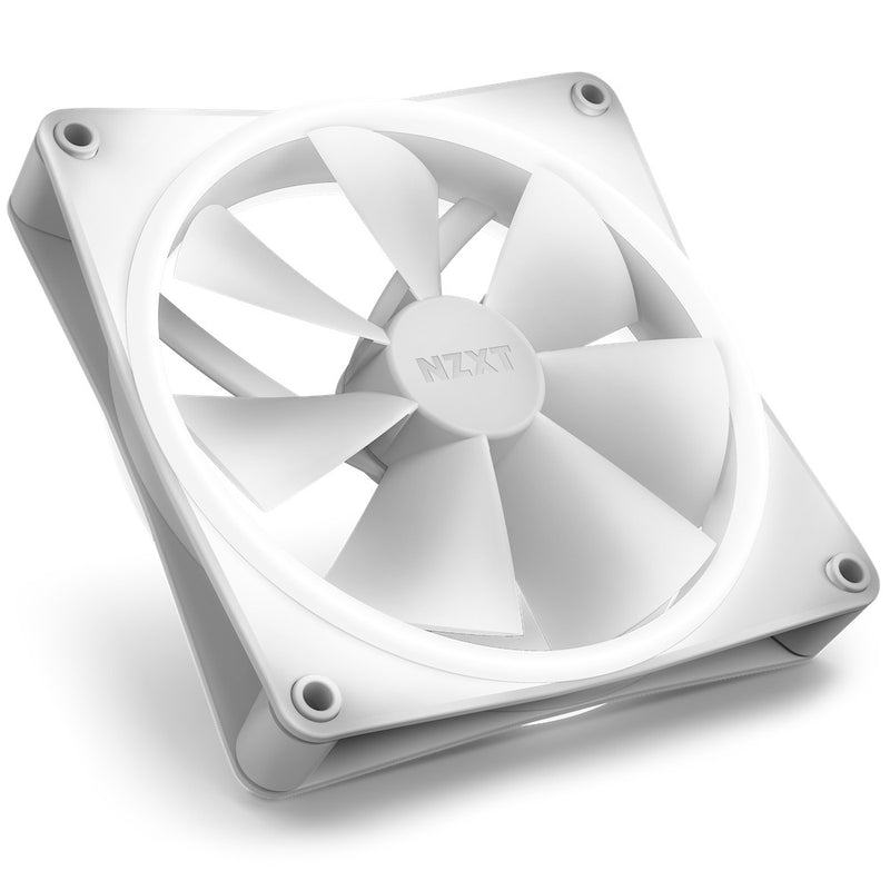 NZXT F140 RGB Duo 140MM Dual-Sided Fans (Matte White)