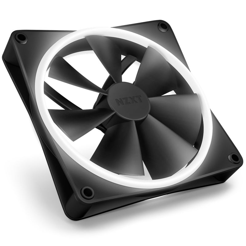 NZXT F140 RGB Duo 140MM Dual-Sided Fans (Matte Black)