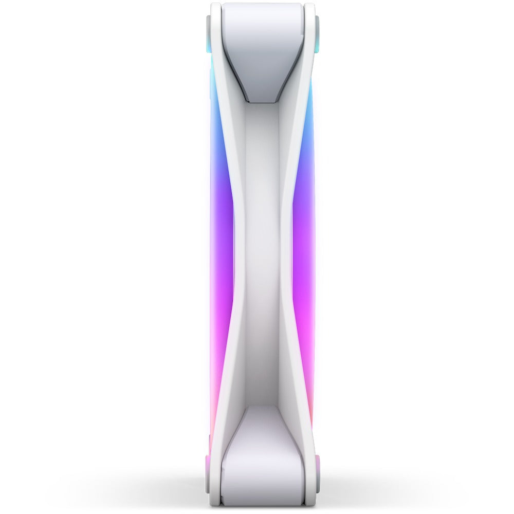 NZXT F120 RGB Duo 120MM Dual-Sided Fans (Matte White) (RF-D12SF-W1)