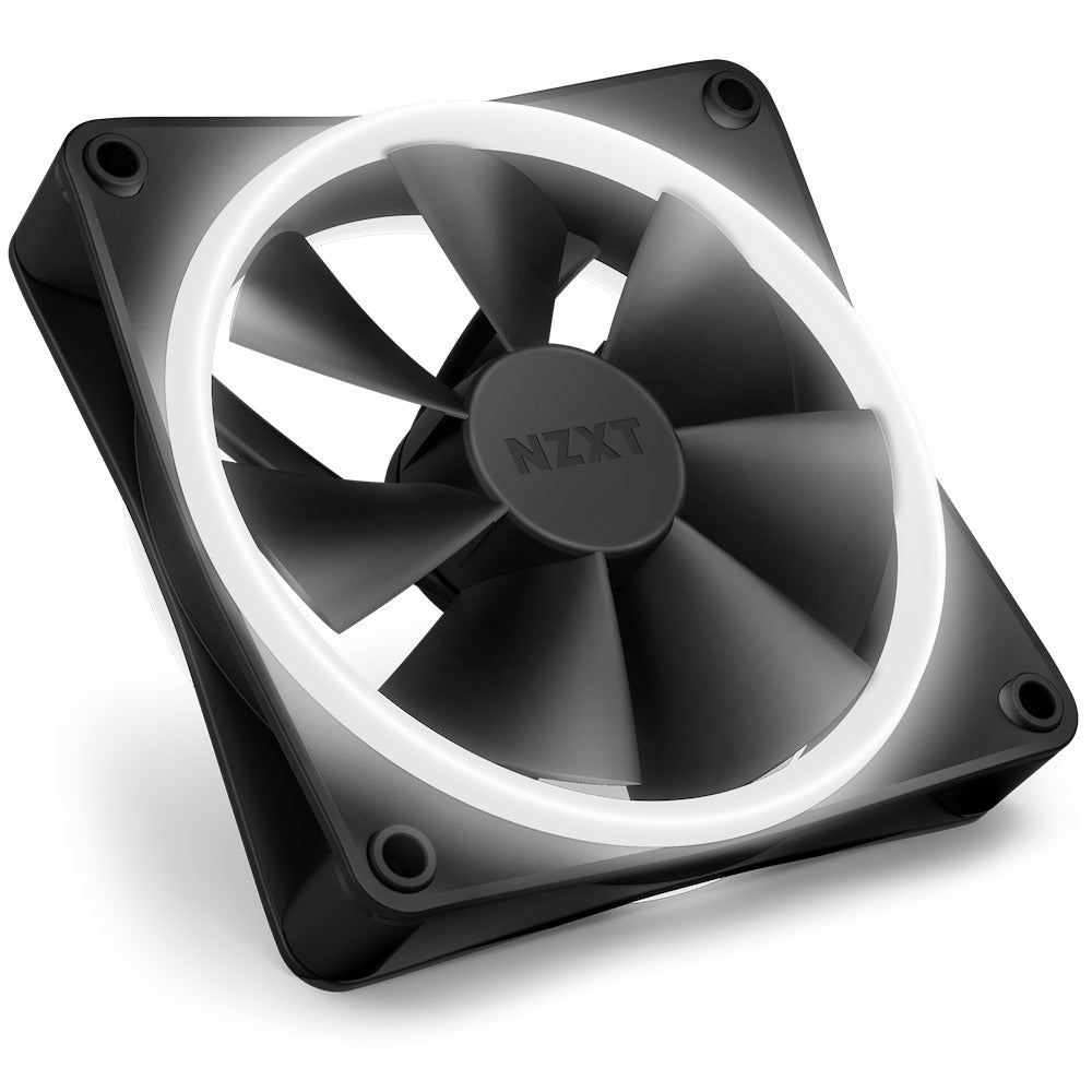 NZXT F120 RGB DUO 120MM Dual-Sided Fans (Matte Black) (RF-D12SF-B1)