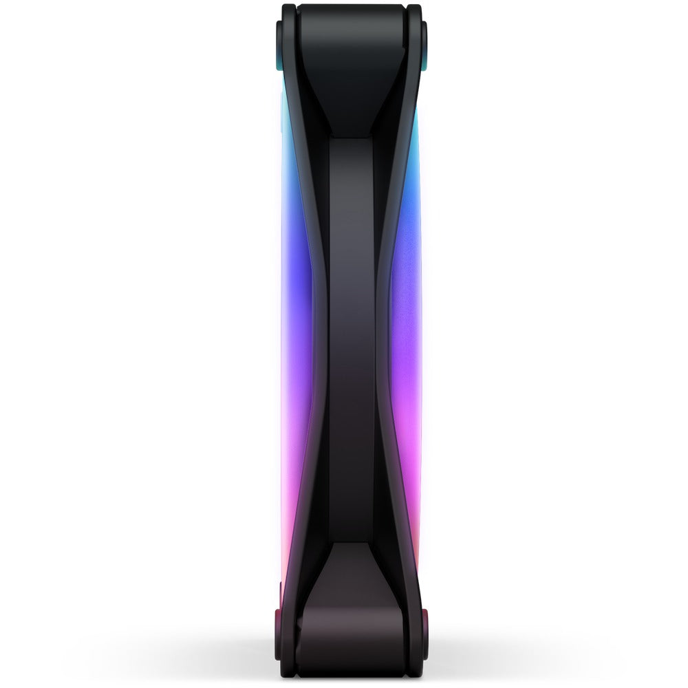 NZXT F120 RGB DUO 120MM Dual-Sided Fans (Matte Black) (RF-D12SF-B1)