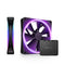 NZXT F140 RGB Duo Twin Pack Fans 140MM With RGB Controller (Matte Black)