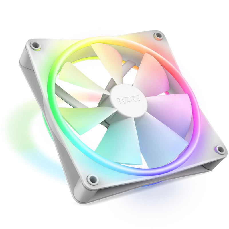 NZXT F140 RGB Duo 140MM Dual-Sided Fans (Matte White)