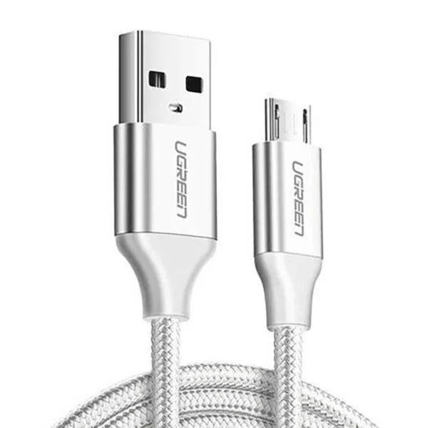 Ugreen USB-A to Micro USB Cable - 1m (White) (US290/60151)