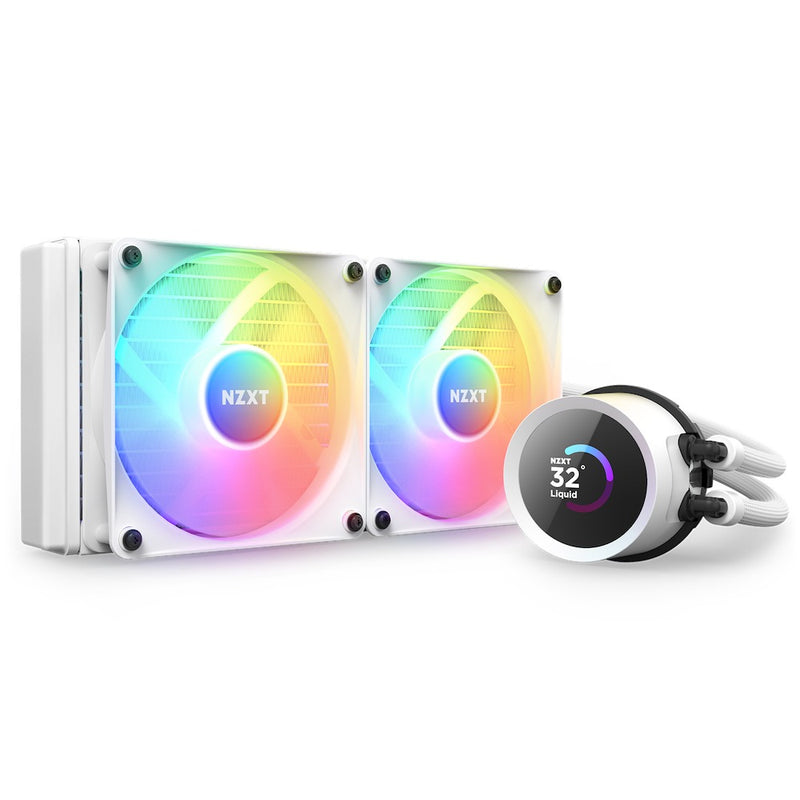 NZXT Kraken 240 RGB 240MM AIO Liquid Cooler With LCD Display & RGB Fans