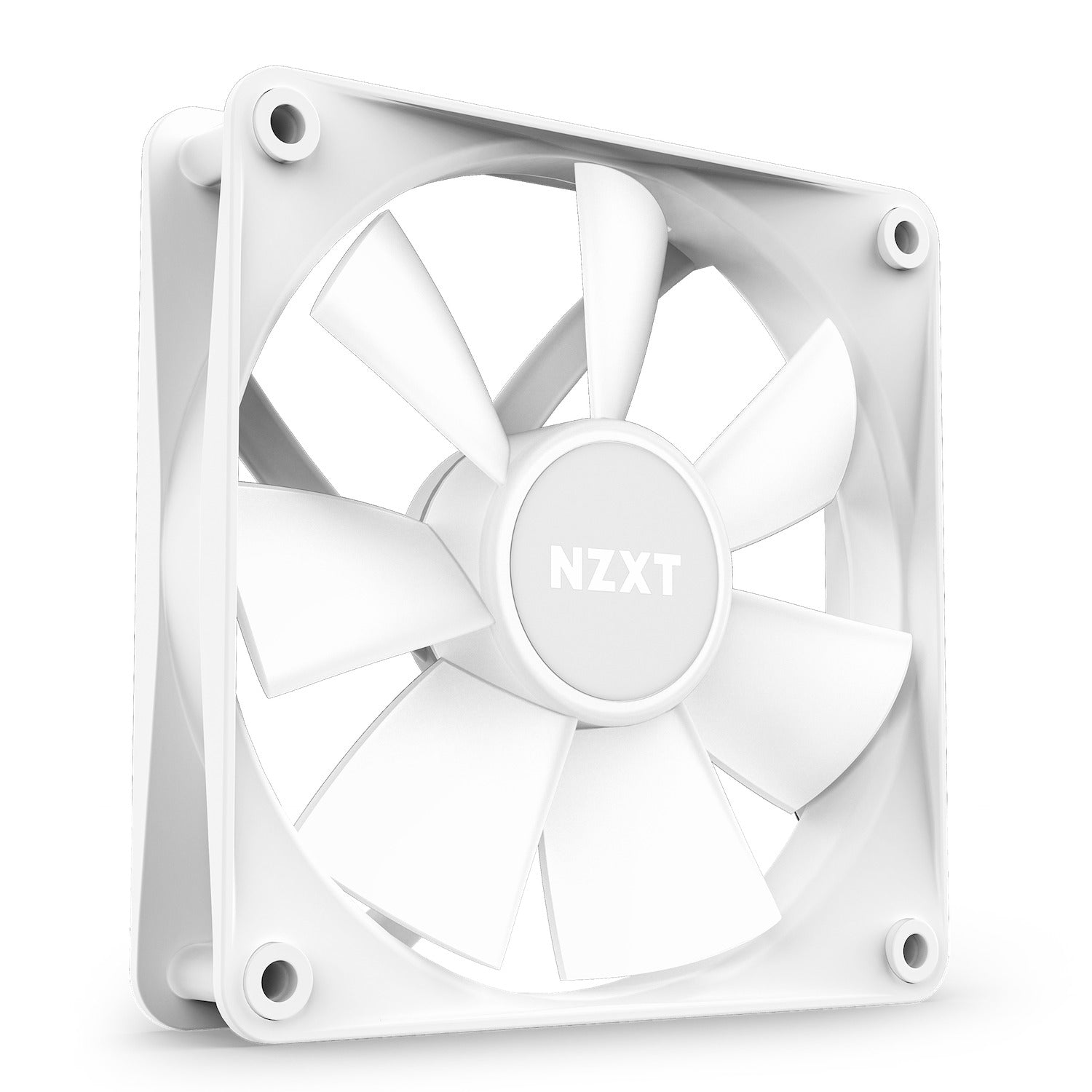 NZXT F120 RGB Core 120MM Hub-Mounted RGB Fan (Matte White)