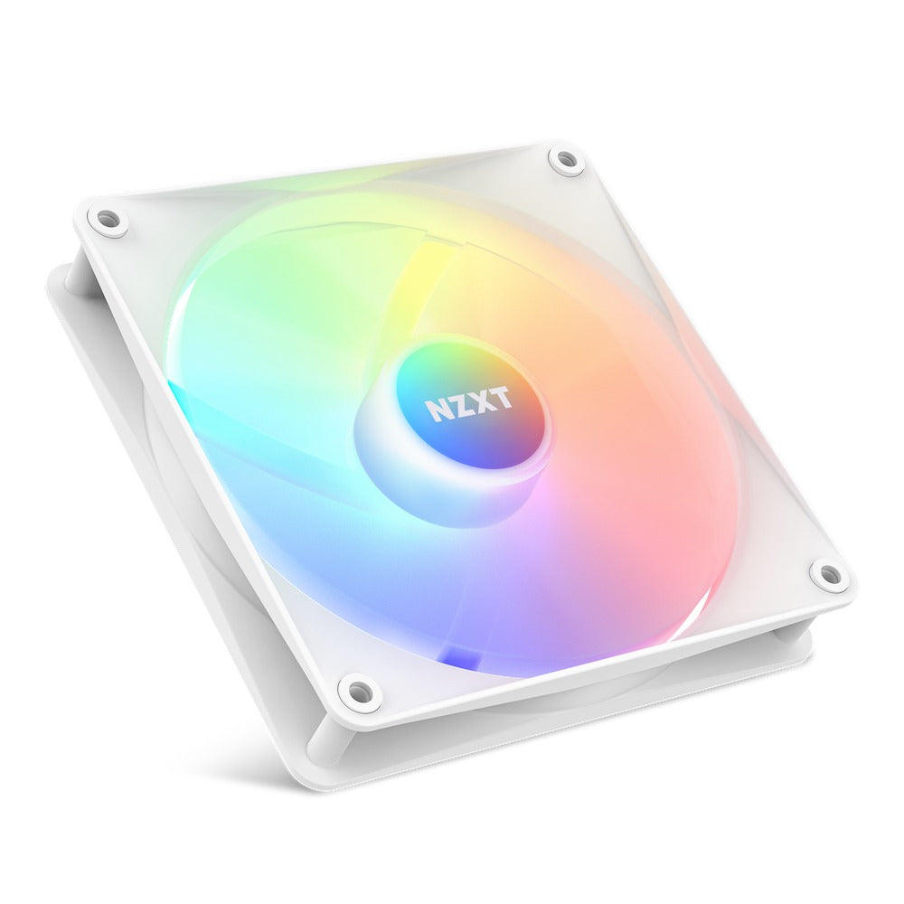NZXT F140 RGB Core 140MM Hub-Mounted RGB Fan (Matte White)