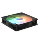 NZXT F140 RGB Core Twin Pack 140MM Hub-Mounted RGB Fans (Matte Black)