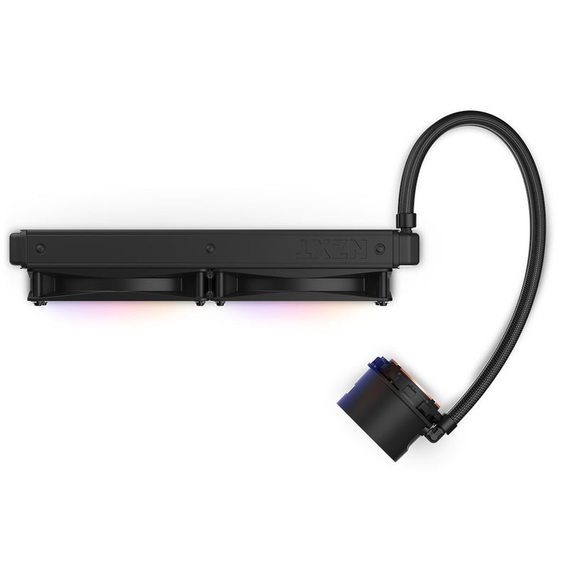 NZXT Kraken 280 RGB 280MM AIO Liquid Cooler With LCD Display & RGB Fans (Matte Black) (RL-KR280-B1)