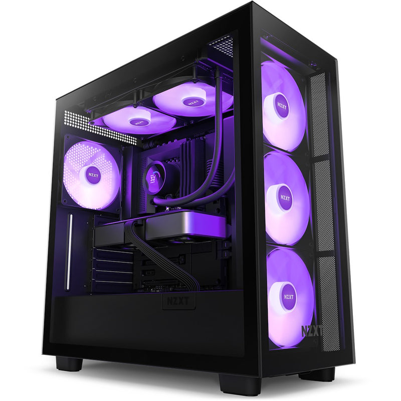 NZXT Kraken 280 RGB 280MM AIO Liquid Cooler With LCD Display & RGB Fans (Matte Black) (RL-KR280-B1)