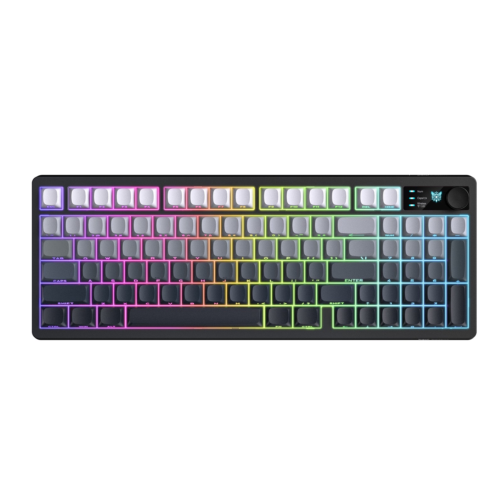 Onikuma MT902 Tri-Mode RGB 95 Keys Membrane Keyboard