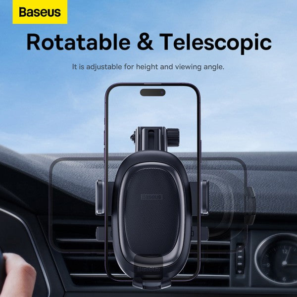 Baseus UltraControl Pro Series Clamp-Type Car Holder Set (Cluster Black) (C40351600113-00)